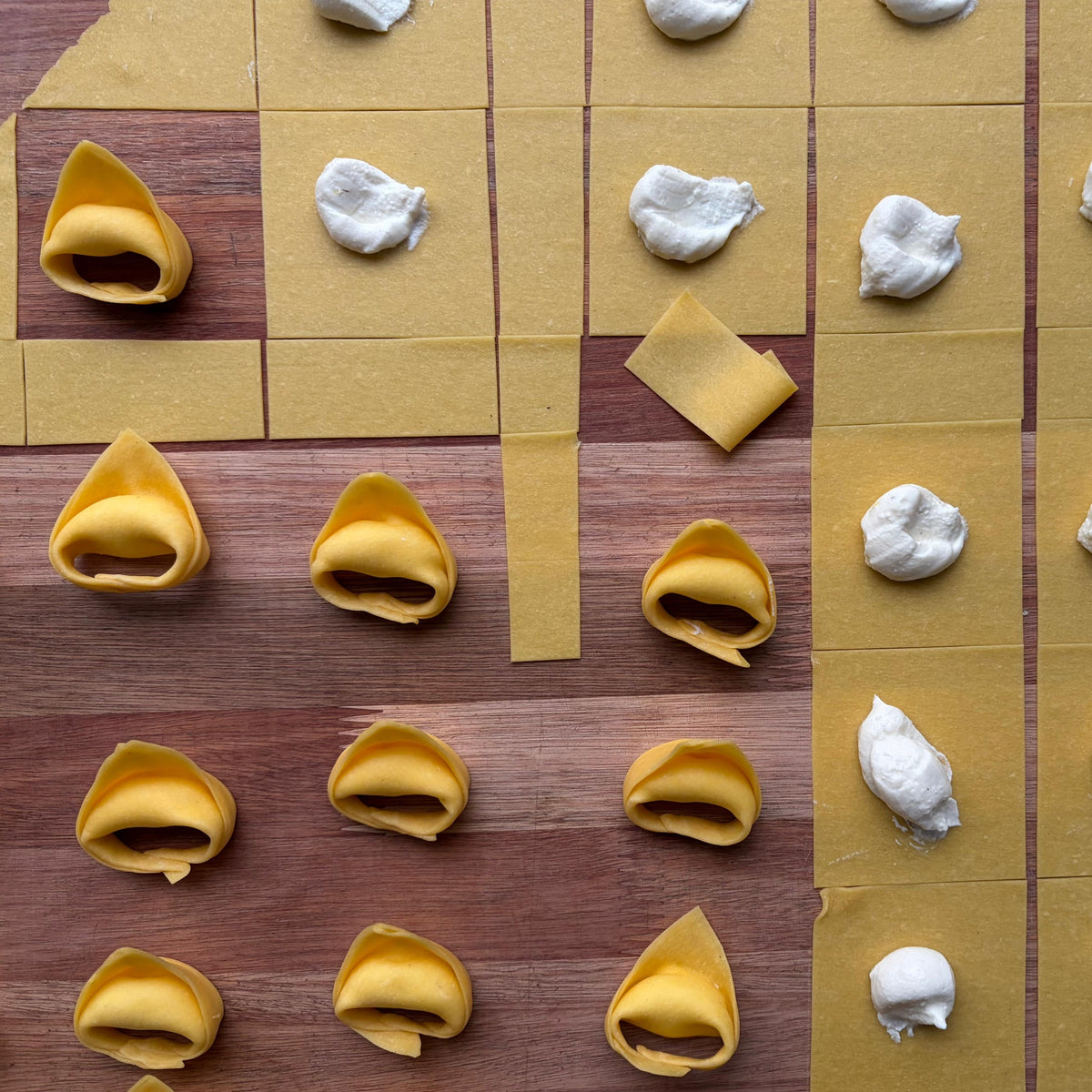 Tortellinis de Ricotta y Limon